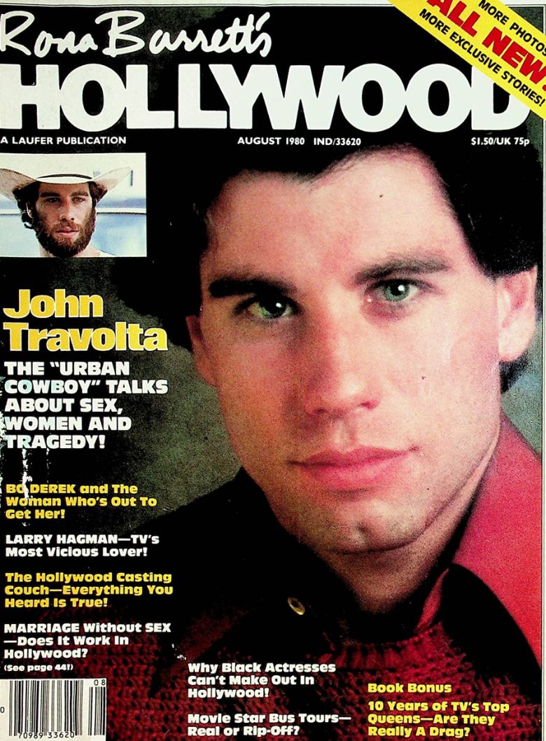RONA BARRETTS HOLLYWOOD magazine side cover August 1980