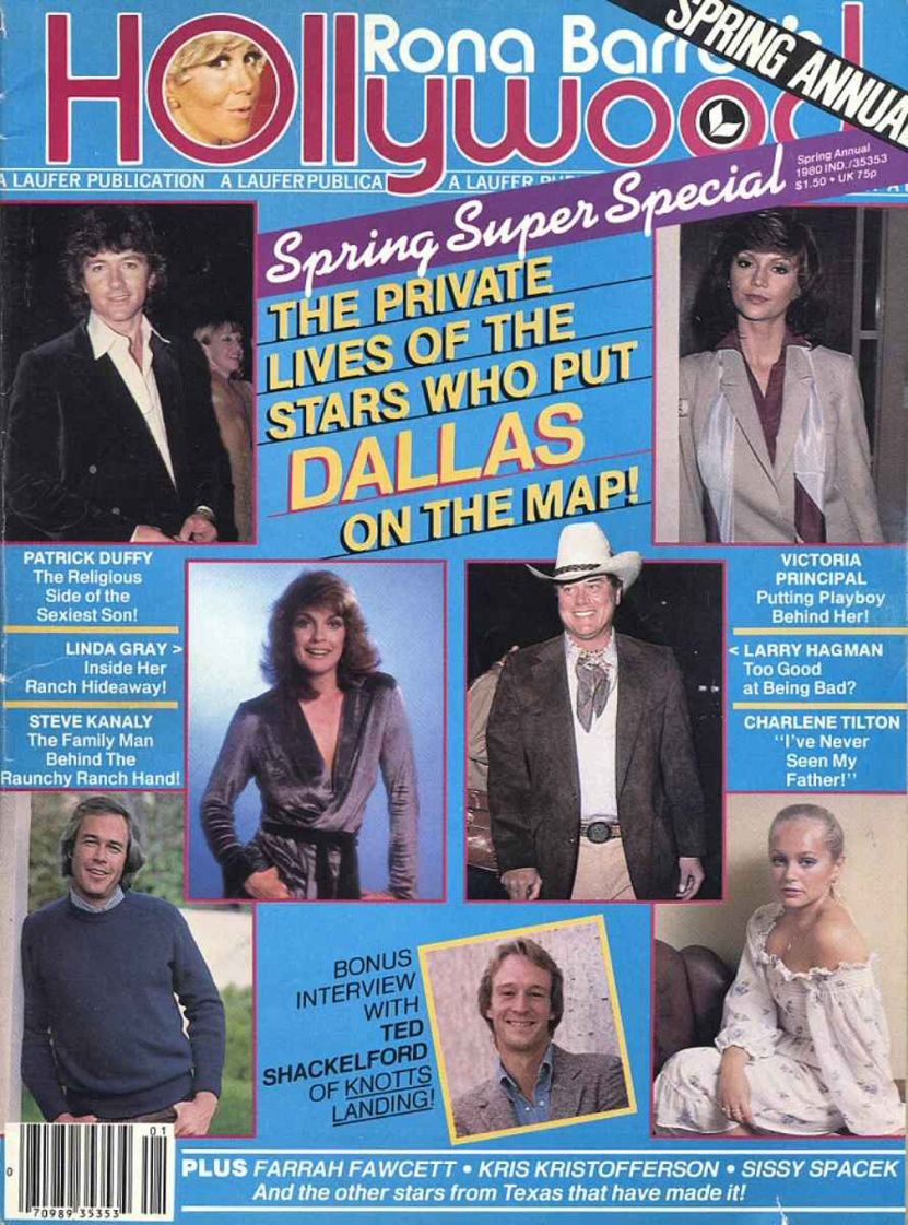 RONA BARRETTS HOLLYWOOD magazine side cover  Spring Annual  1980