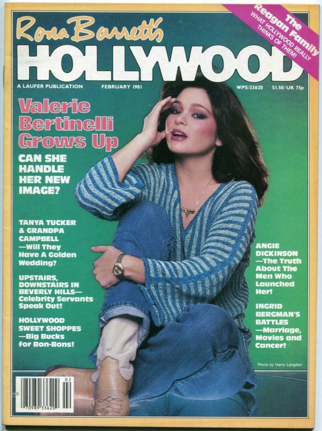 RONA BARRETTS HOLLYWOOD magazine side cover February 1981