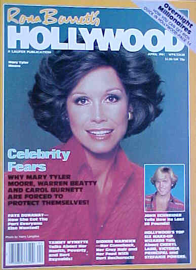 RONA BARRETTS HOLLYWOOD magazine side cover April 1981