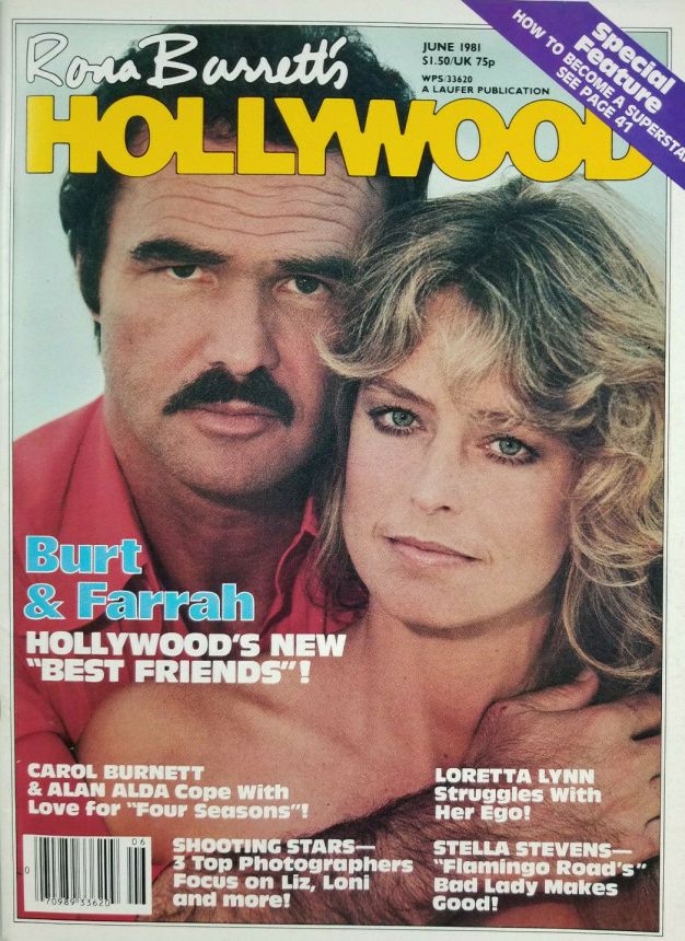 RONA BARRETTS HOLLYWOOD magazine side cover June 1981