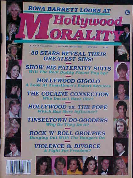 RONA LOOKS AT magazine side cover Dec.'80/January '81 