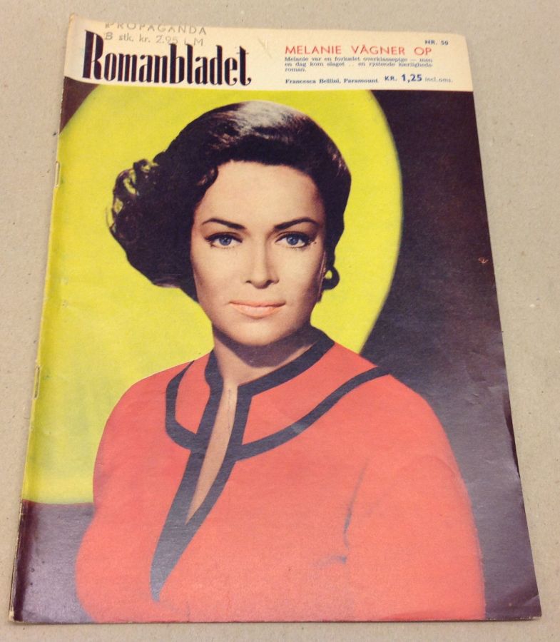 ROMANBLADET magazine side cover Issue 50  1965