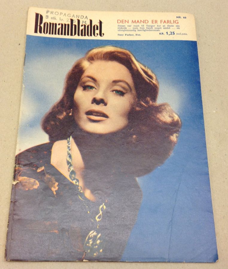 ROMANBLADET magazine side cover Issue 60  1965