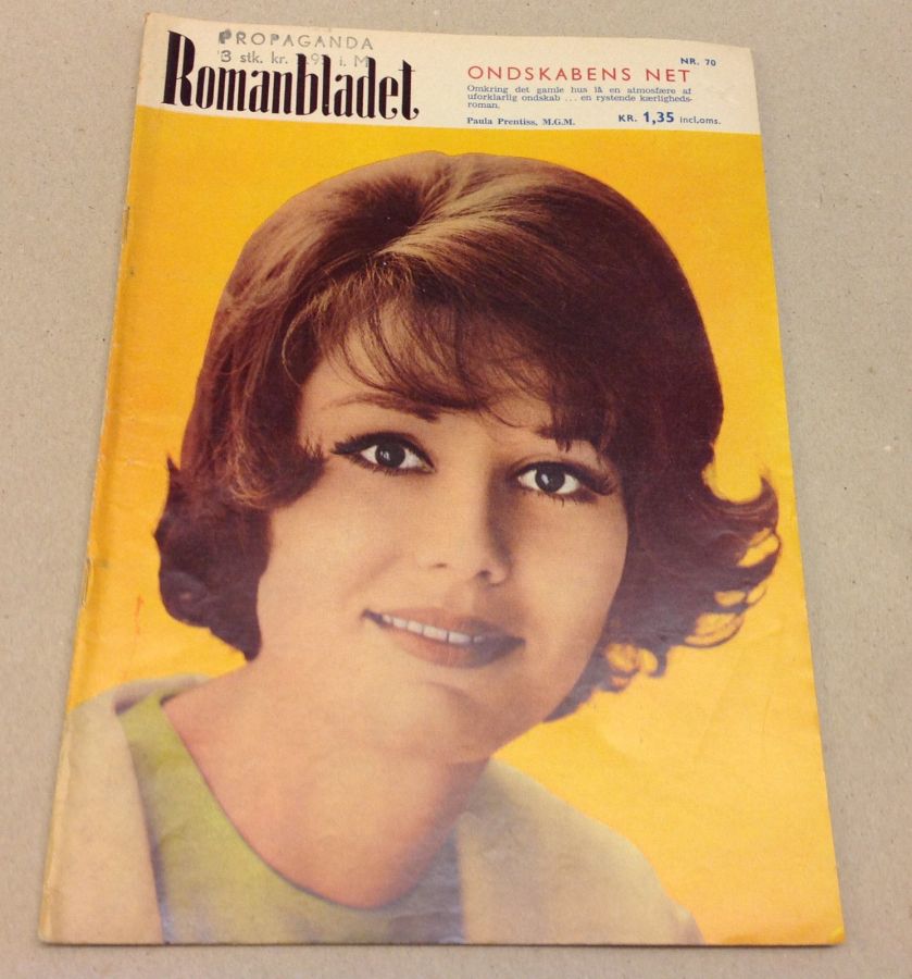 ROMANBLADET magazine side cover Issue 70  1965