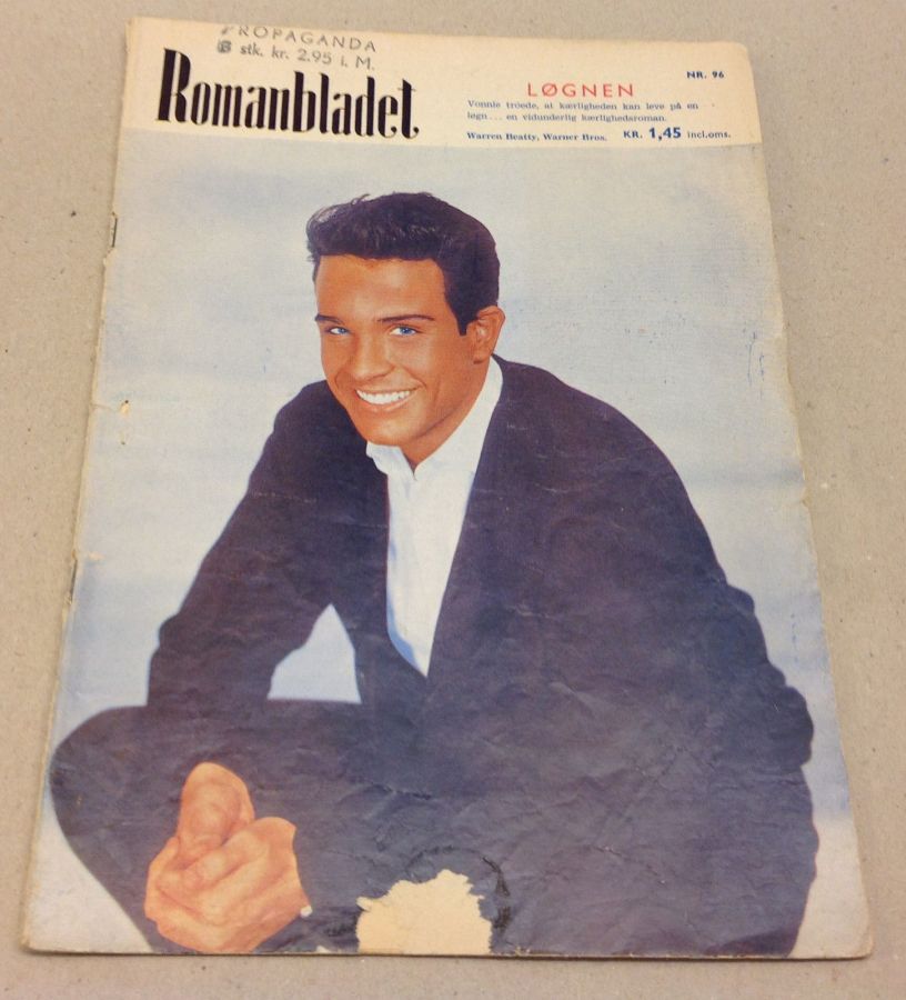 ROMANBLADET magazine side cover Issue 96  1966