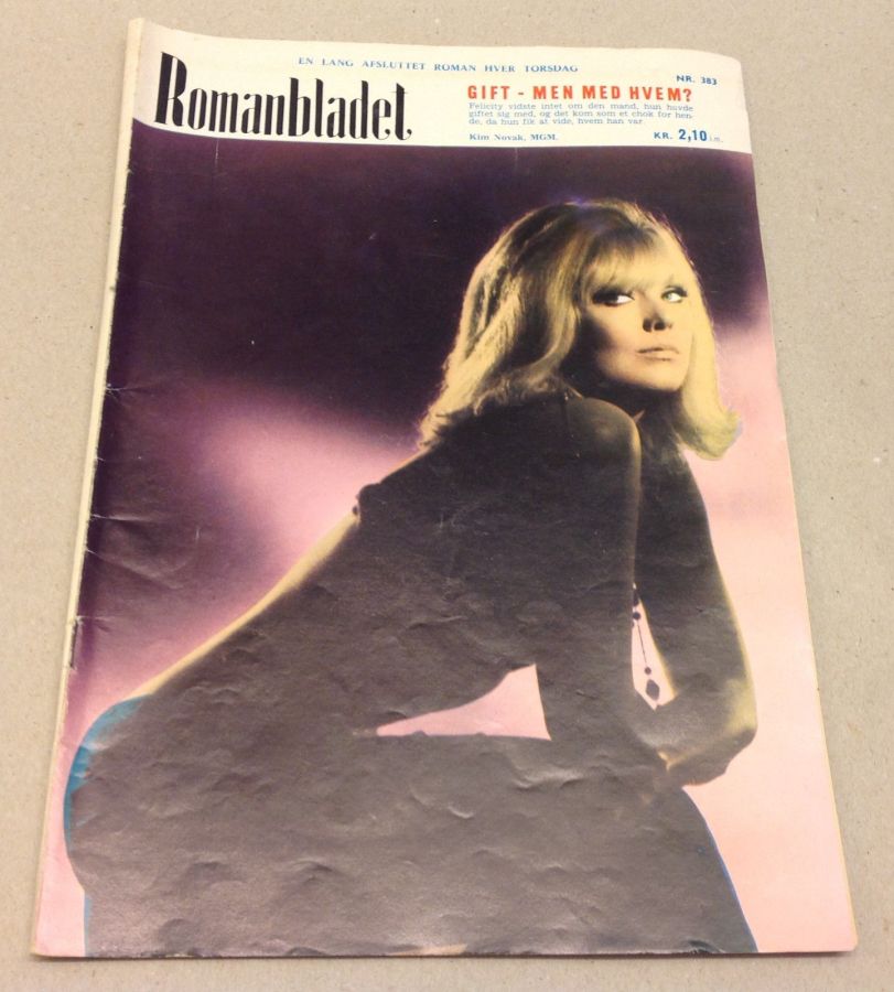 ROMANBLADET magazine side cover Issue 383  1971