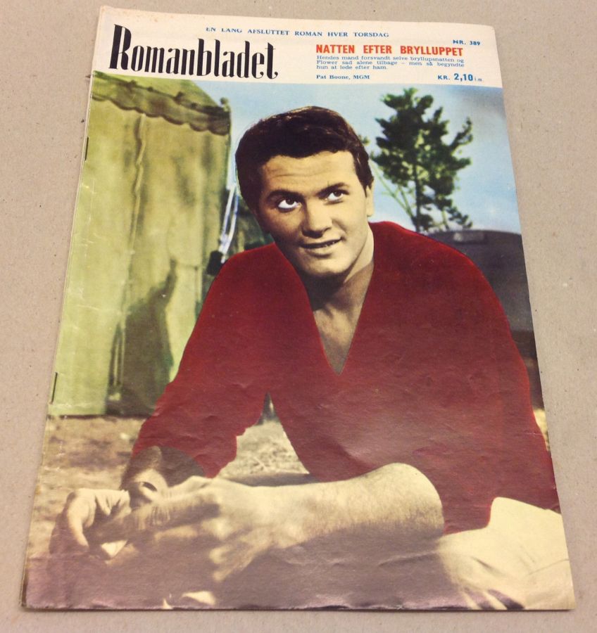 ROMANBLADET magazine side cover Issue 389  1971