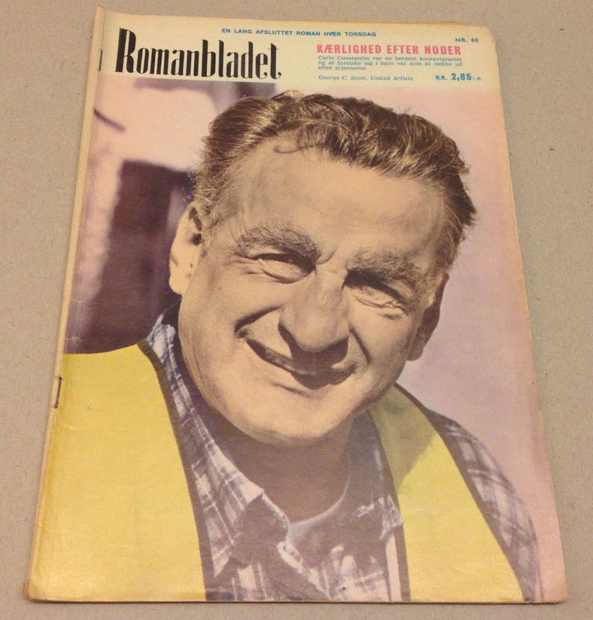 ROMANBLADET magazine side cover Issue 60  1974