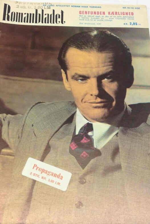 ROMANBLADET magazine side cover Issue 93 7 August 1975