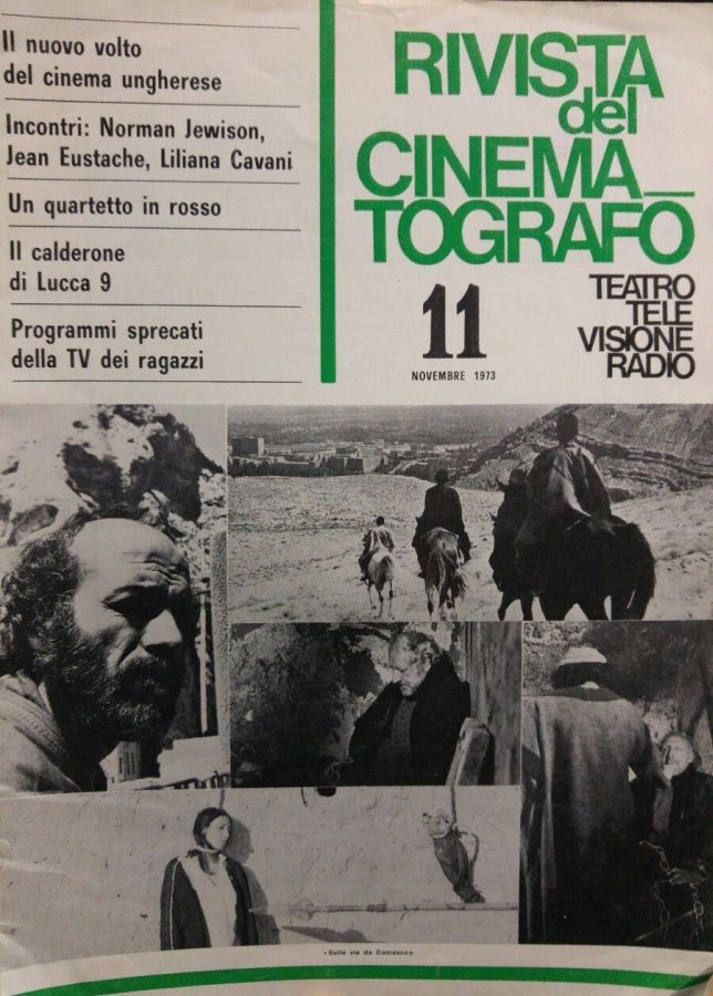 RIVISTA DEL CINEMATOGRAFO magazine side cover  November 1973
