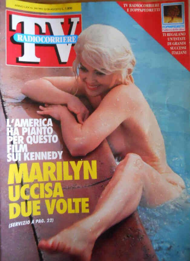 RADIOCORRIERE TV magazine side cover Issue 34 22 August 1993