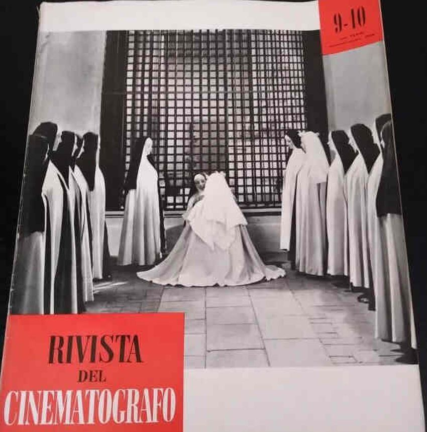 RIVISTA DEL CINEMATOGRAFO magazine side cover  September/October 1960