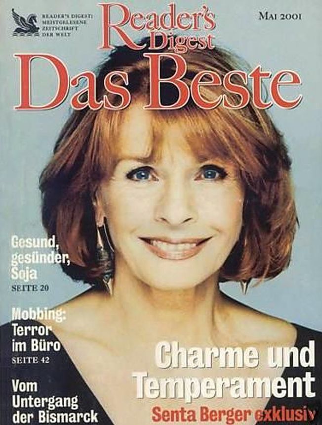 READERS DIGEST GERMANY magazine side cover  May 2001