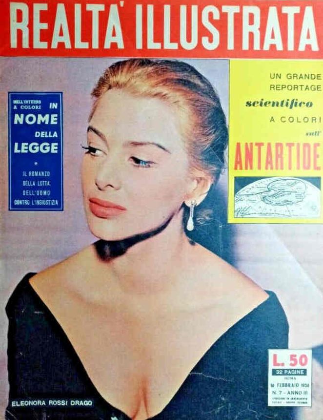 REALTA ILLUSTRATA magazine side cover Issue 7 16 February 1956