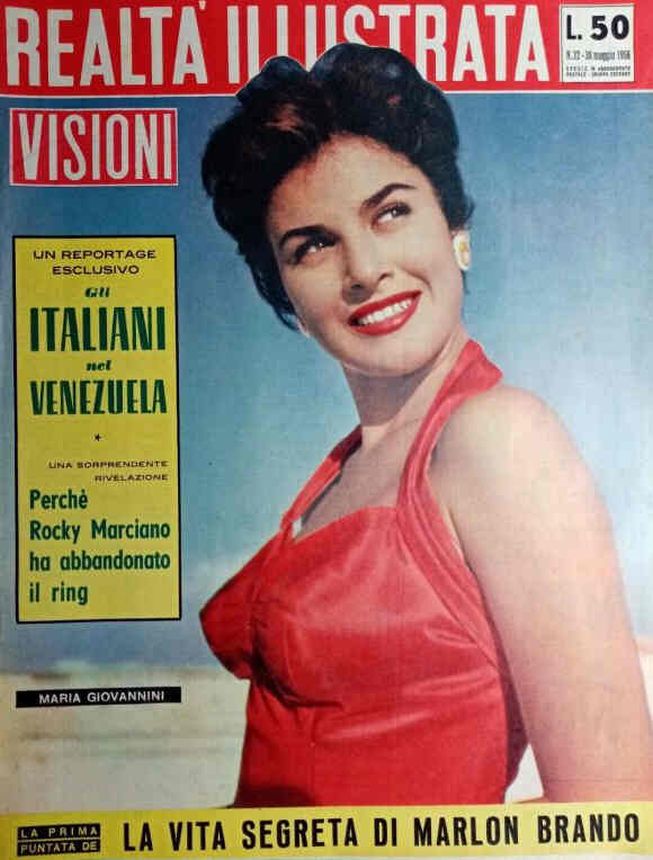 REALTA ILLUSTRATA magazine side cover Issue 22 30 May 1956