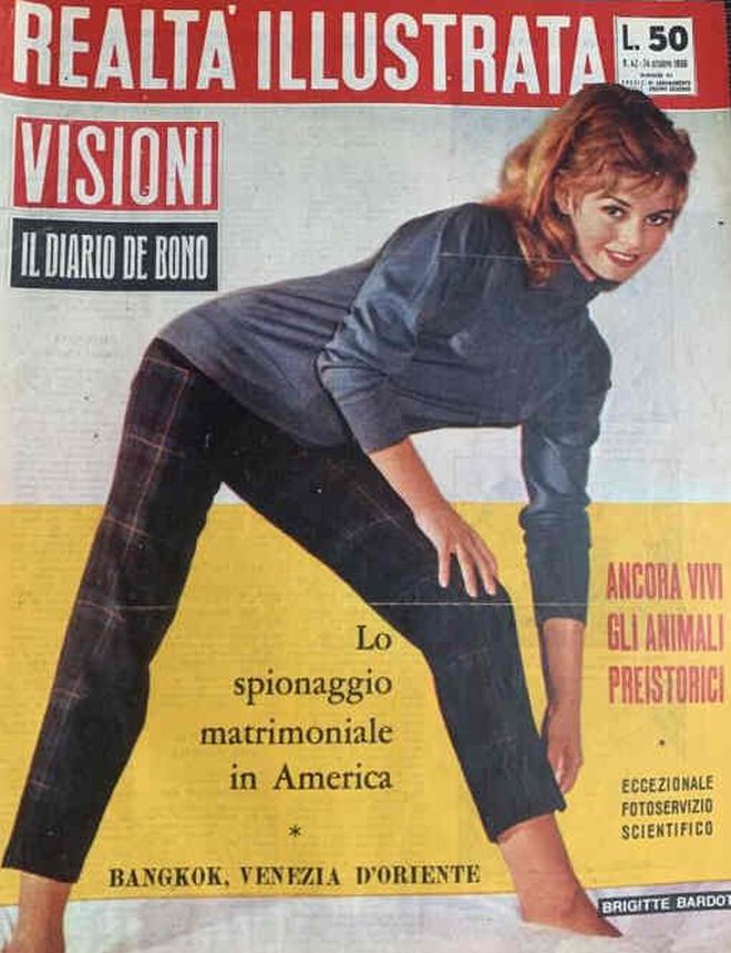 REALTA ILLUSTRATA magazine side cover Issue 42 24 October 1956