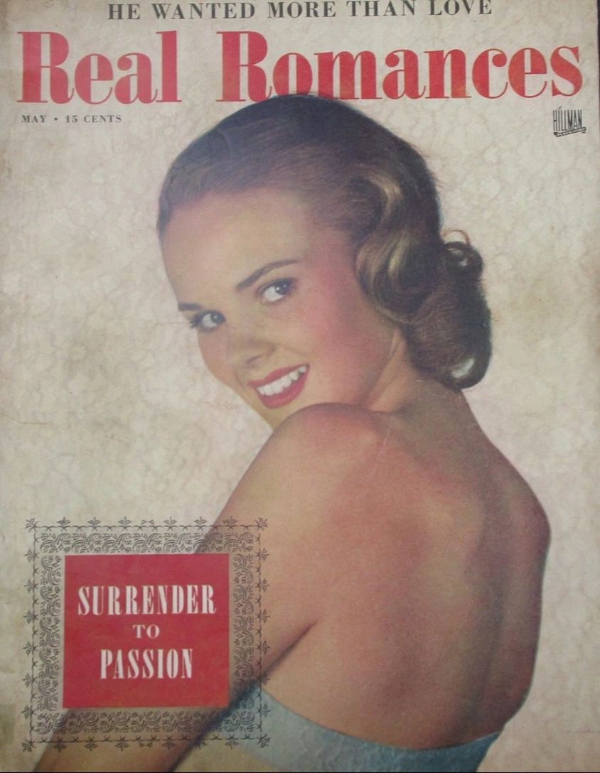 REAL ROMANCES magazine side cover  May 1948
