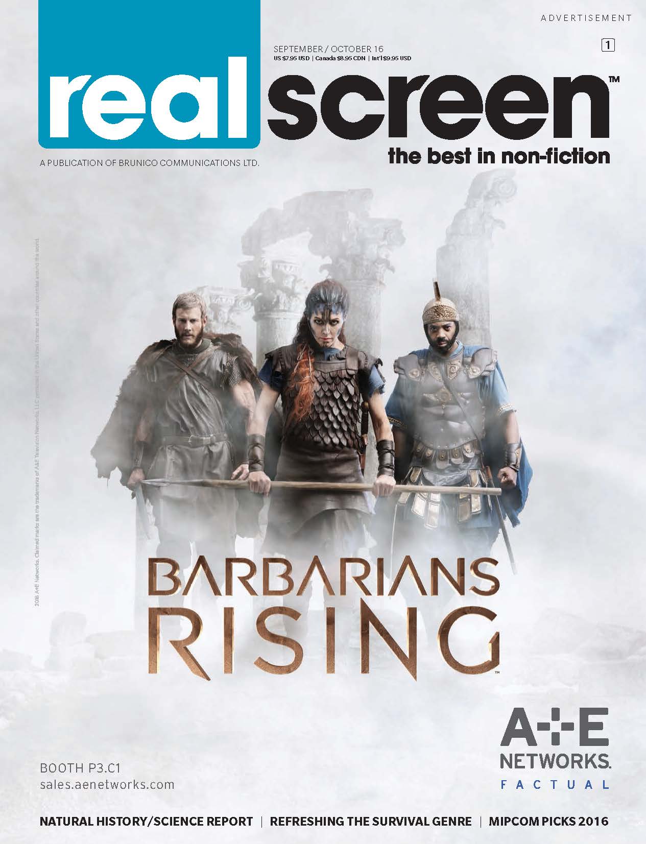 REAL SCREEN magazine side cover September/October 2016