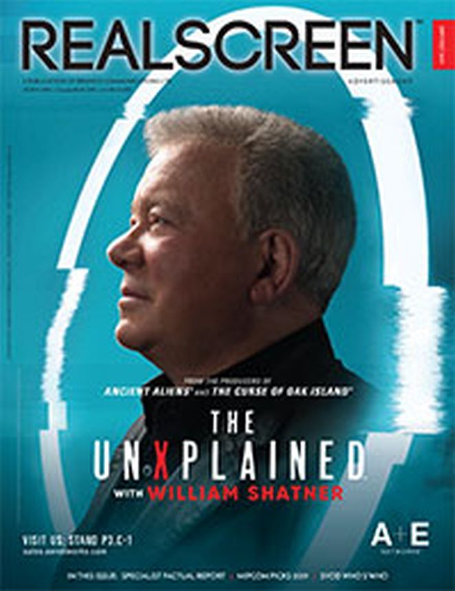 REAL SCREEN magazine side cover  September/October 2019