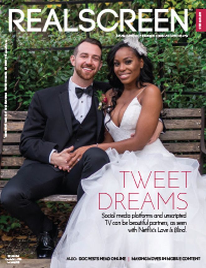 REAL SCREEN magazine side cover  May/June 2020