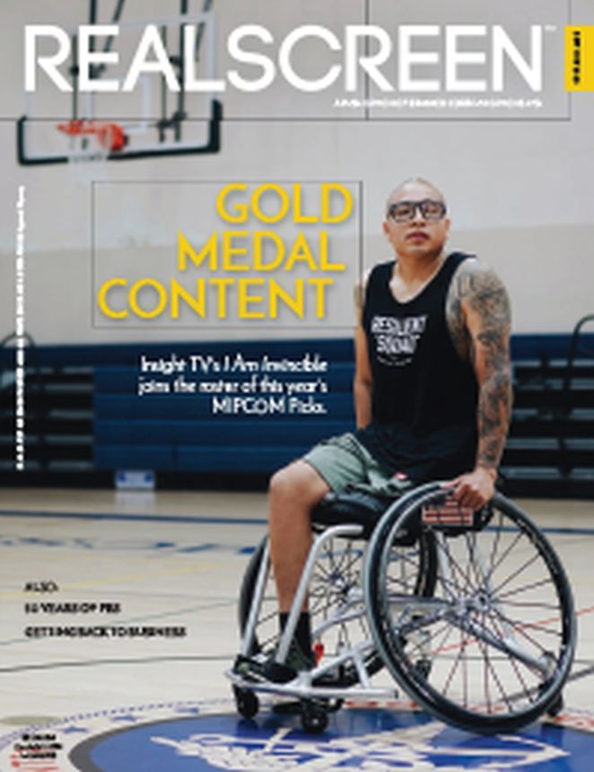 REAL SCREEN magazine side cover  September/October 2020