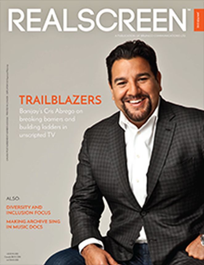 REAL SCREEN magazine side cover  January/February 2022