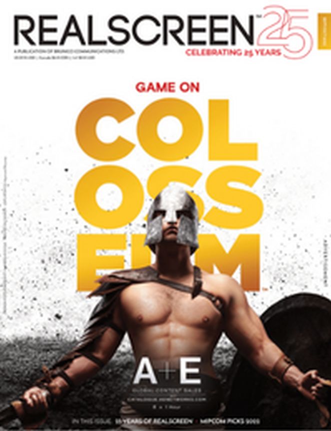 REAL SCREEN magazine side cover  September/October 2022