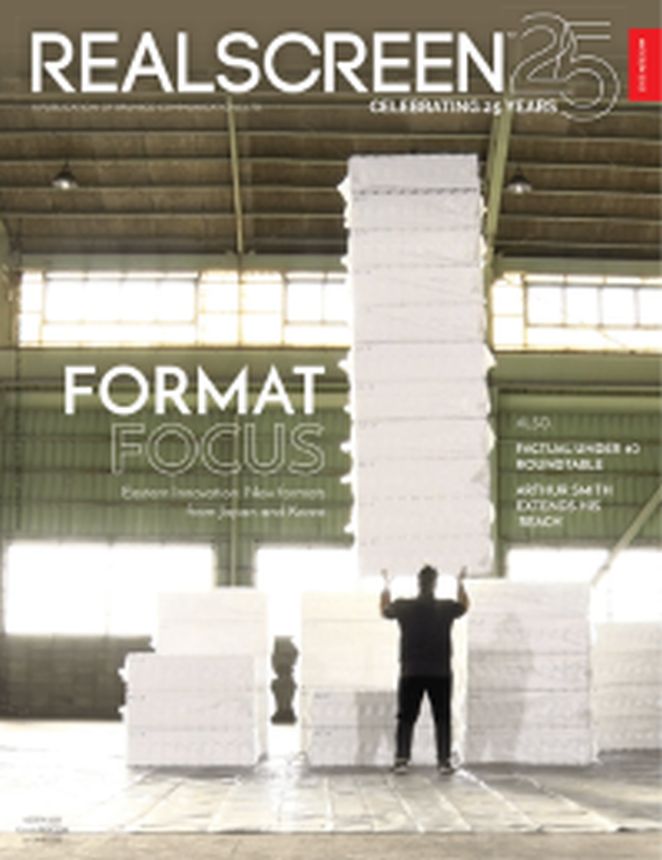 REAL SCREEN magazine side cover  May/June 2023