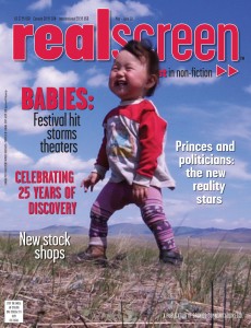 REAL SCREEN magazine side cover May-June 2010