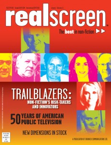 REAL SCREEN magazine side cover January-February 2011