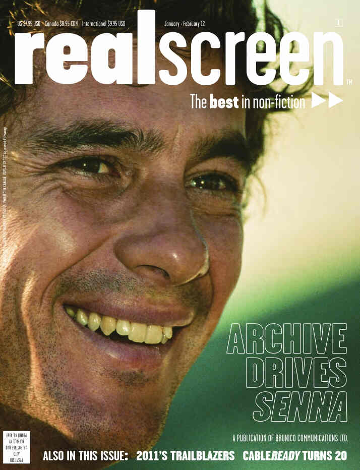 REAL SCREEN magazine side cover January-February 2012