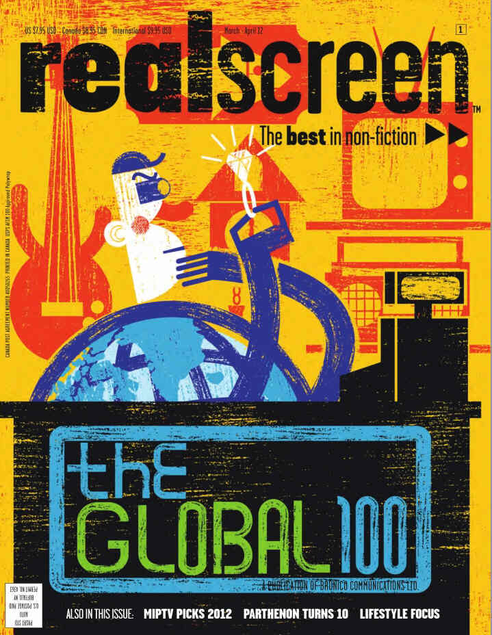 REAL SCREEN magazine side cover March-April 2012