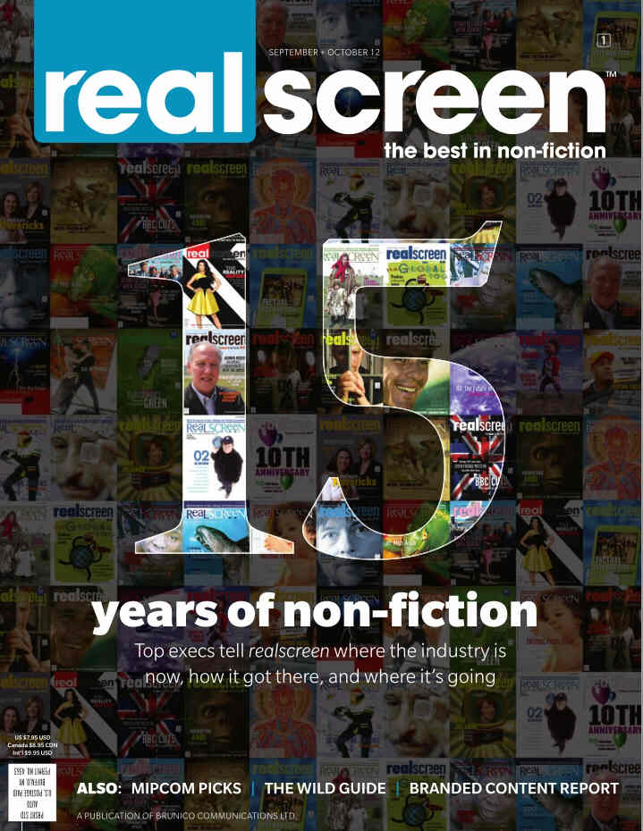 REAL SCREEN magazine side cover September-October 2012