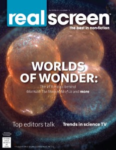 REAL SCREEN magazine side cover November-December 2012
