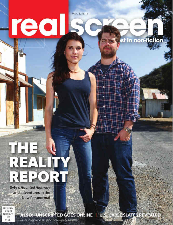 REAL SCREEN magazine side cover May-June 2013