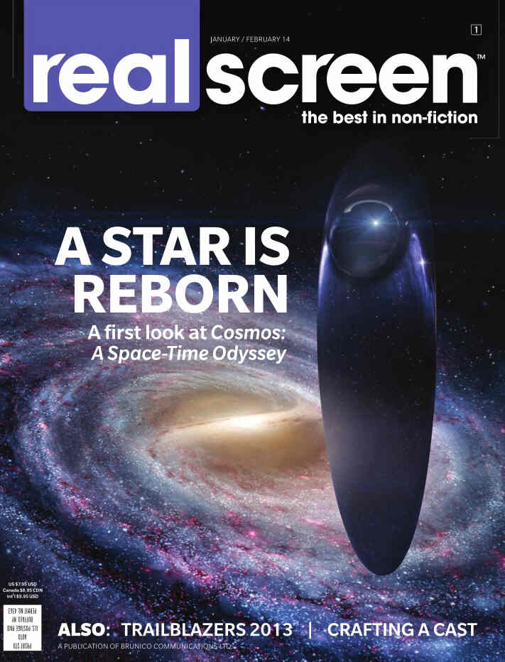 REAL SCREEN magazine side cover January-February 2014