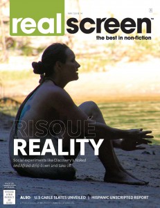 REAL SCREEN magazine side cover May/June 2014