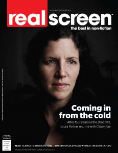 REAL SCREEN magazine side cover November/December 2014