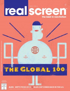 REAL SCREEN magazine side cover March/April 2015