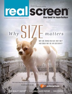 REAL SCREEN magazine side cover May/June 2016