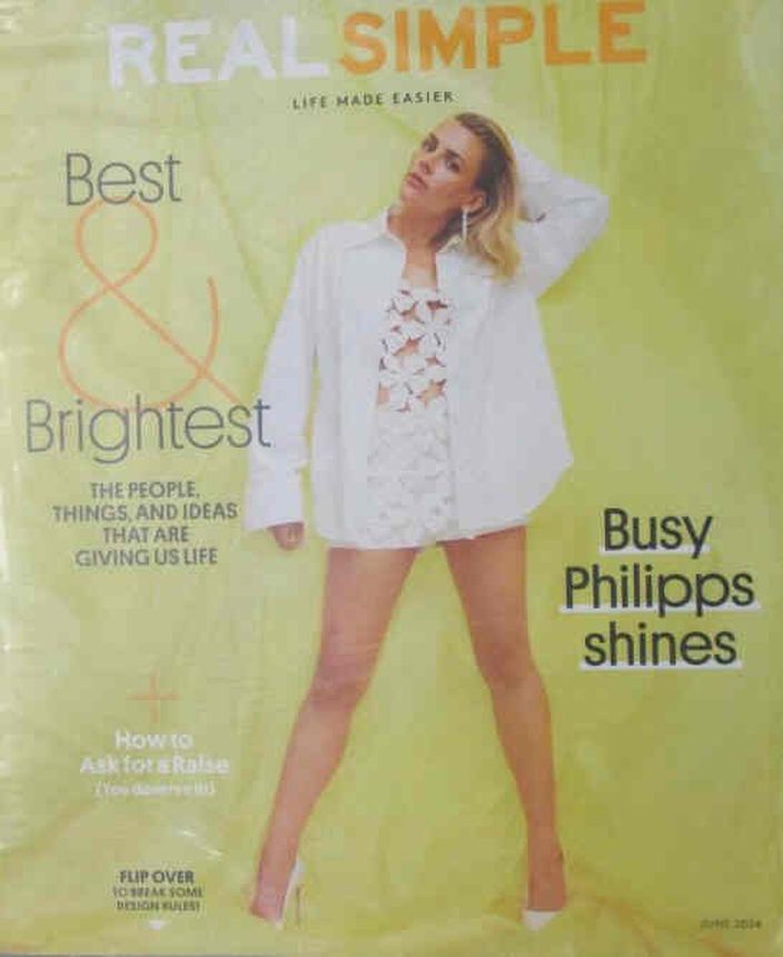 REAL SIMPLE magazine side cover  June 2024