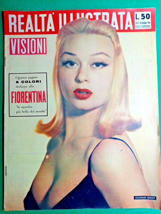 REALTA ILLUSTRATA magazine side cover Issue 21 23 May 1956