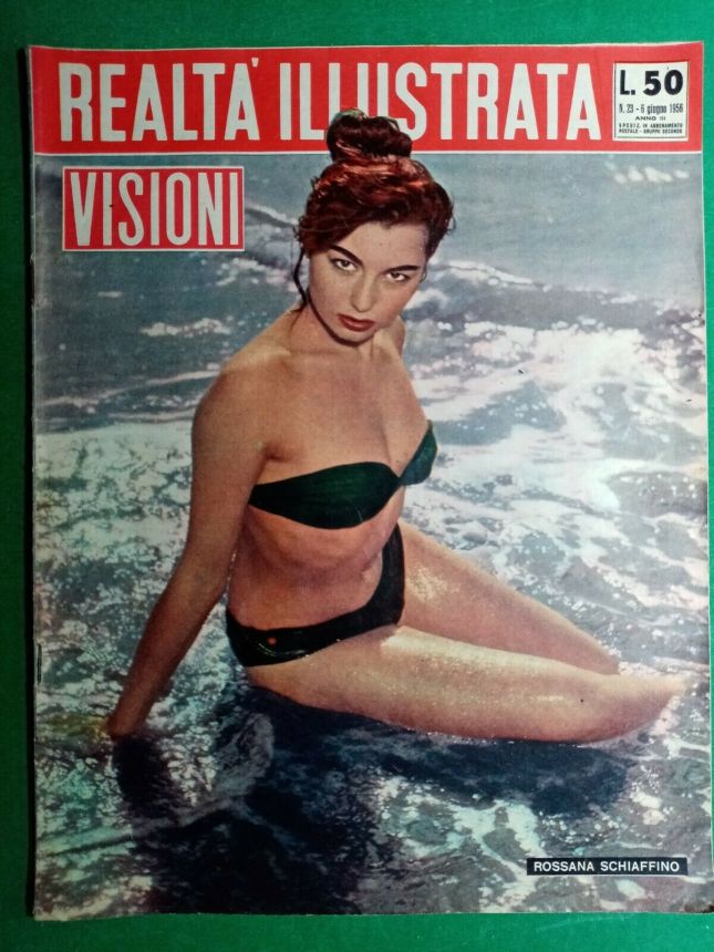 REALTA ILLUSTRATA magazine side cover Issue 23 6 June 1956