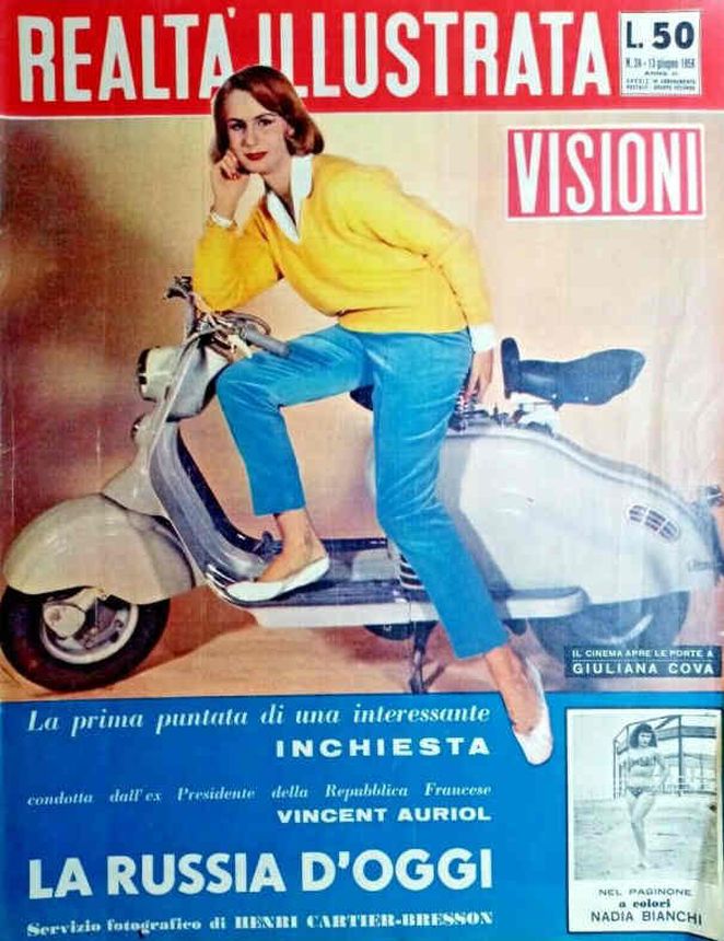 REALTA ILLUSTRATA magazine side cover Issue 24 13 June 1956