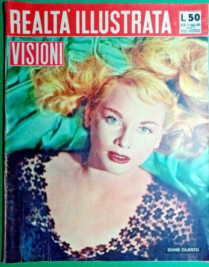 REALTA ILLUSTRATA magazine side cover Issue 29 17 July 1956