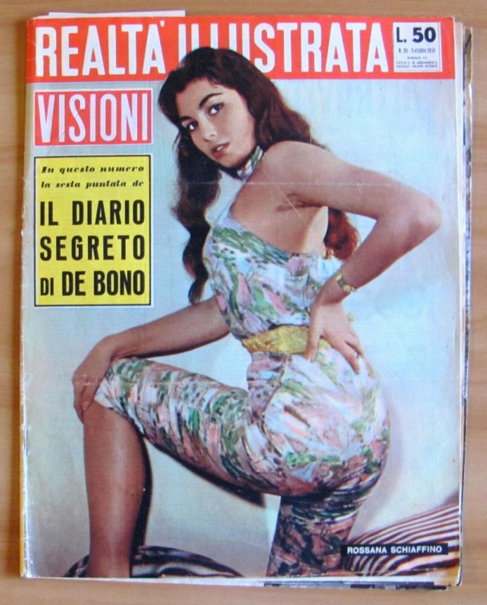 REALTA ILLUSTRATA magazine side cover Issue 39 3 October 1956