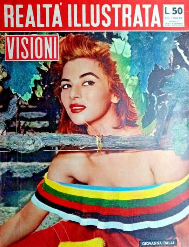 REALTA ILLUSTRATA magazine side cover Issue 41 17 October 1956