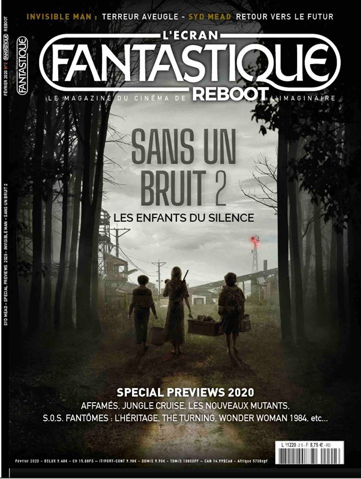 ECRAN FANTASTIQUE | L magazine side cover Issue 2  February 2020