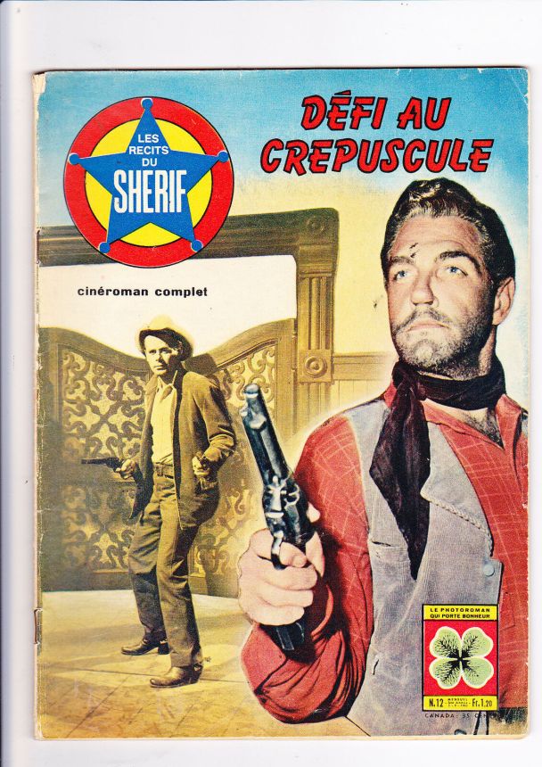 RECITS DU SHERIF | LES magazine side cover Issue 12   1964